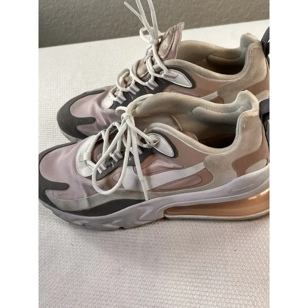 Nike Air Max‎ 270 React White/Pink Trainers Women's Size 7.5 CI3899-500